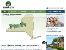 Tablet Screenshot of barringtonresidential.com